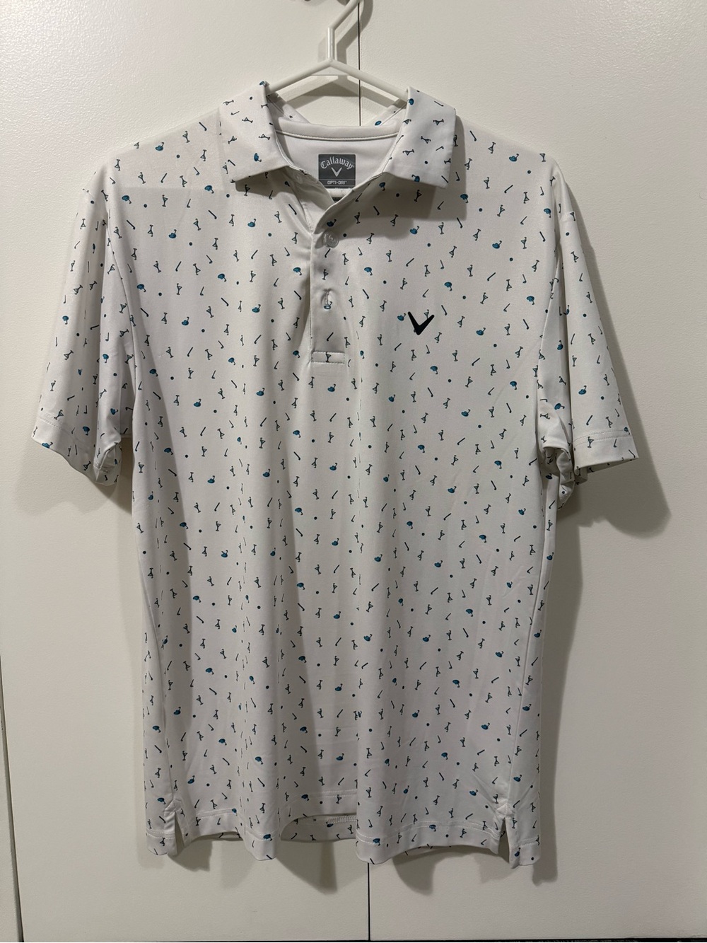 Callaway White Golf Polo